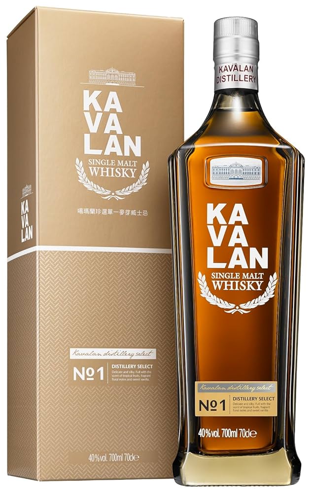 Kavalan Distillery Select Taiwanese Single Malt Whisky 700ml